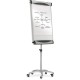 Quartet Euro Premium Mobile Magnetic Easel - 27" (2.2 ft) Width x 41" (3.4 ft) Height - White Porcelain Surface - Silver Aluminu