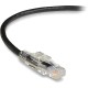 Black Box GigaBase 3 Cat.5e UTP Patch Network Cable - 100 ft Category 5e Network Cable for Patch Panel, Wallplate, Network Devic