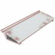 Quartet Floral Design Glass Dry-Erase Desktop Pad - 18" (1.5 ft) Width x 6" (0.5 ft) Height - Multi Glass Surface - Rectangle - 
