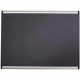 Quartet Prestige Plus Magnetic Bulletin Board - 24" Height x 36" Width - Gray Fabric Surface - Magnetic, Self-healing, Durable -