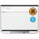 Quartet Prestige 2 Total Erase Chart Planner Board - White, Graphite - 24" Height x 36" Width - Durable, Stain Resistant, Magnet