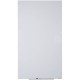 Quartet InvisaMount Vertical Glass Dry-Erase Board - 28x50 - 50" (4.2 ft) Width x 28" (2.3 ft) Height - White Glass Surface - Re