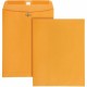 Quality Park 10 x 13 High Bulk Clasp Envelopes with Deeply Gummed Flaps - Clasp - 10" Width x 13" Length - Gummed - Kraft - 100 