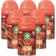 Air Wick Freshmatic Refill Apple/Cinnamon Spray - Aerosol - 5.9 fl oz (0.2 quart) - Apple Cinnamon Medley - 60 Day - 6 / Carton