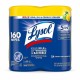 Lysol Disinfecting Wipes - Lemon Lime Scent - 80 / Canister - 2 / Pack - Pre-moistened, Disinfectant, Antibacterial - White