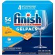 Finish All-n-1 Detergent Gelpacs - 1.3 fl oz (0 quart) - Orange Scent - 54 / Box - Orange