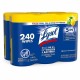 Lysol Lemon/Lime Disinfecting Wipes - For Multi Surface, Multipurpose - Lemon, Lime Blossom Scent - 80 / Canister - 6 / Carton -