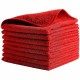 Rubbermaid Commercial Microfiber Light-Duty Cleaning Cloths - For Commercial - 16" Length x 16" Width - 24 / Bag - Bleach-safe, 