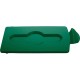 Rubbermaid Commercial Slim Jim Green Closed Lid Insert - Green - Plastic - 1 Each