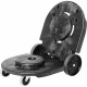 Rubbermaid Commercial Brute Tandem Dolly for 2620, 2632, 2643, 2655, 3526, 3536 Containers - 400 lb Capacity - 8" , 3" Caster Si