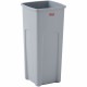 Rubbermaid Commercial Untouchable Square Container - 23 gal Capacity - Square - 31" Height x 15.5" Width x 16.5" Depth - Plastic