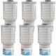 Rubbermaid Commercial TCell Odor Control Dispenser Refills - 6000 ft³ - 1.6 fl oz (0.1 quart) - Blue Splash - 90 Day - 6 / Carto