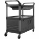 Rubbermaid Commercial Instrument Cart - 3 Shelf - 300 lb Capacity - 4" Caster Size - x 40.6" Width x 20" Depth x 37.8" Height - 