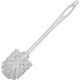 Rubbermaid Toilet Bowl Brush - Polypropylene Bristle - 1.13" Brush Face - 15" Overall Length - Plastic Handle - 1 Each - White