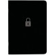 Rediform Password Notebook - 64 Pages - Sewn - 0.40" x 3.5" x 5" - Black Cover - Compact, Flexible Cover, Bilingual Format, Note