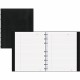 Blueline MiracleBind College Ruled Notebooks - 150 Sheets - 150 Pages - Twin Wirebound - Ruled Margin - 9 1/4" x 7 1/4" - Black 