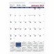 Brownline Wall Calendar Monthly 8x11" English - Professional - Julian Dates - Monthly - 12 Month - January 2025 - December 2025 