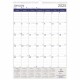 Blueline Net Zero Carbon Wall Calendar - Julian Dates - Monthly - 12 Month - January 2025 - December 2025 - 1 Month Single Page 