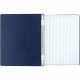 ACCO PRESSTEX Unburst Sheet Covers - 6" Binder Capacity - Fanfold - 11" x 14 7/8" Sheet Size - Dark Blue - Recycled - Retractabl