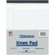 Roaring Spring Stiff Back Writing Pad - 100 Sheets - 200 Pages - Printed - Stapled/Tapebound - Both Side Ruling Surface - Red Ma