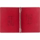 ACCO PRESSTEX Unburst Sheet Covers - 6" Binder Capacity - Fanfold - 11" x 14 7/8" Sheet Size - Executive Red - Recycled - Retrac