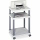 Safco Economy Desk Side Printer/Fax Stand - 100 lb Load Capacity - 2 x Shelf(ves) - 29.3" Height x 20" Width x 17.5" Depth - Flo