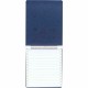 ACCO PRESSTEX Unburst Sheet Covers - 6" Binder Capacity - 9 1/2" x 11" Sheet Size - Dark Blue - Recycled - Retractable Filing Ho