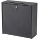 Safco Wall-mounted Inter-department Locking Mailbox - 12" Height - External Dimensions: 18" Width x 7.3" Depth x 18" Height - Hi