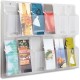 Safco 12 Pamphlet Pocket Display Rack - 12 Pocket(s) - 20.4" Height x 30" Width x 2" Depth - Break Resistant - Clear - Plastic -