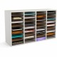 Safco Adjustable Shelves Literature Organizers - 36 Compartment(s) - Compartment Size 2.50" x 9" x 11.50" - 24" Height x 39.4" W