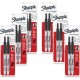 Sharpie Retractable Ultra-Fine Point Permanent Markers - Ultra Fine Marker Point - Retractable - Black - 6 / Box