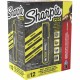 Sharpie PRO Chisel Tip Permanent Markers - Broad, Medium, Fine Marker Point - Black - 12 / Dozen