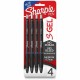Sharpie S-Gel Pens - 0.7 mm Pen Point Size - Retractable - Blue Gel-based Ink - 1 Box