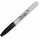 Sharpie Pen-style Permanent Marker - Fine Marker Point - Black Alcohol Based Ink - 12 / Box