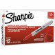 Sharpie Fine Point Permanent Marker - Fine Marker Point - 1 mm Marker Point Size - Red - 12 / Box