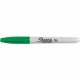 Sharpie Fine Point Permanent Marker - Fine Marker Point - 1 mm Marker Point Size - Green - 12 / Box