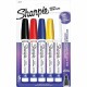 Sharpie Oil-Based Paint Marker - Medium Point - Medium Marker Point - Assorted Oil Based Ink - 5 / Pack