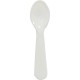 Solo Taster Spoons Food Specialty - 3000/Carton - Spoon - White