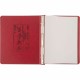 ACCO PRESSTEX Unburst Sheet Covers - 6" Binder Capacity - Letter - 8 1/2" x 11" Sheet Size - Executive Red - Recycled - Retracta