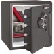 Sentry Safe Combination Fire/Water Safe - 1.23 ft³ - Dual Key, Combination, Digital Lock - 4 Live-locking Bolt(s) - Fire Resista