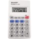 Sharp Calculators EL-240SAB 8-Digit Handheld Calculator - 3-Key Memory, Sign Change, Auto Power Off - 8 Digits - LCD - Battery/S