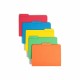 Smead 1/3 Tab Cut Letter Recycled Interior File Folder - 8 1/2" x 11" - 3/4" Expansion - Top Tab Location - Assorted Position Ta