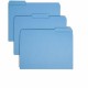 Smead 1/3 Tab Cut Letter Recycled Top Tab File Folder - 8 1/2" x 11" - 3/4" Expansion - Top Tab Location - Assorted Position Tab
