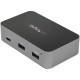 StarTech.com 4-Port USB C Hub - USB 3.2 Gen 2 (10 Gbps) - 3x USB-A & 1x USB-C - Powered - Universal Adapter Included - USB C hub