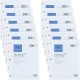 Sparco 3HP Filler Paper - 2400 Sheets - Wide Ruled - Ruled Red Margin - 16 lb Basis Weight - 8" x 10 1/2" - White Paper - Bleed-