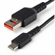 StarTech.com 3ft (1m) Secure Charging Cable, USB-A to USB-C Data Blocker Charge-Only Cable, Secure Charger Adapter Cable for Pho