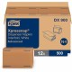 Tork Xpressnap White Dispenser Napkin N4 - Tork Xpressnap White Dispenser Napkin N4, Advanced, Interfold 1-ply, 12 x 500 napkins