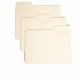 Smead SuperTab 1/3 Tab Cut Letter Recycled Top Tab File Folder - 8 1/2" x 11" - 3/4" Expansion - Top Tab Location - Assorted Pos