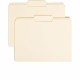 Smead 1/3 Tab Cut Letter Recycled Top Tab File Folder - 8 1/2" x 11" - 3/4" Expansion - Top Tab Location - Center Tab Position -