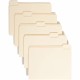 Smead 1/5 Tab Cut Letter Recycled Top Tab File Folder - 8 1/2" x 11" - 3/4" Expansion - Top Tab Location - Assorted Position Tab